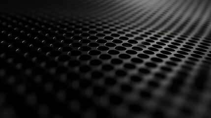 Poster - Dark Geometric Texture Background with Metal Circles for Modern Design and Abstract Art Projects