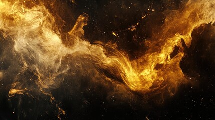 Fototapete - Dynamic Abstract Background of Flammable Gas Flames in Dark Atmosphere Perfect for Modern Design and Creative Projects