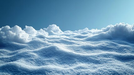 snow texture on blue background. generative ai
