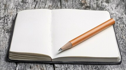 Poster - Debt repayment strategies outlined in a personal finance journal Stock Photo with side copy space