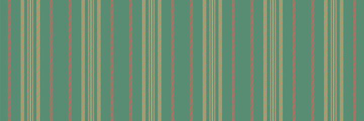 Masculine stripe vertical seamless, purchase texture lines background. Wallpaper textile pattern vector fabric in mint and orange colors.