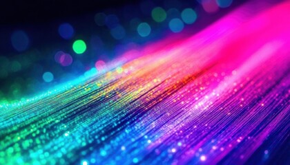 Poster - Vibrant abstract background with colorful lights and smooth gradients for creative projects and digital design.