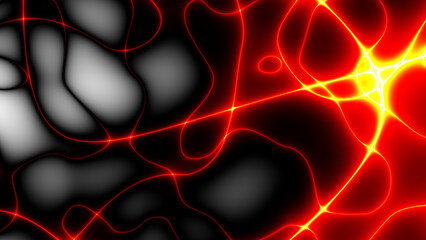 Fototapete - Floating embers sparks futuristic lines background PNG transparent. Opacity or screen mode usage for overlay