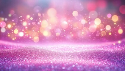 Poster - A dreamy swirl of sparkling lights and colors creating a magical, festive atmosphere, perfect for celebrations and events.
