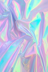 Poster - Stunning iridescent fabric showcasing vibrant colors and soft texture, perfect for creative projects and artistic designs.