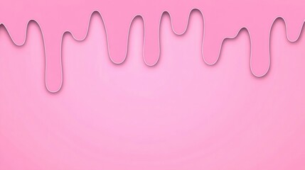 Poster - A vibrant pink background with dripping paint effects, perfect for creative designs and branding projects.