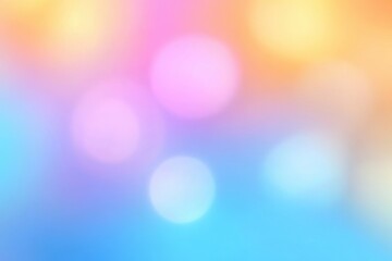 Poster - a vibrant abstract background featuring soft pastel colors and blurred bokeh effect, perfect for des