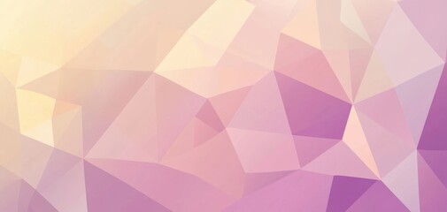 Poster - Soft pastel geometric shapes create a calming background for design projects, perfect for digital or print media.