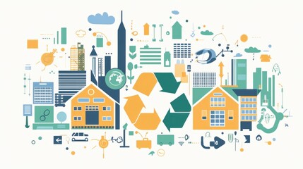  Sustainable City: Eco-Friendly Urban Design and Recycling