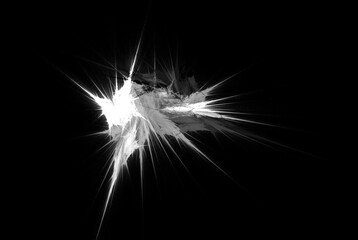Poster - Computer generated fractal pattern and shape