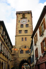 Selestat city tower, Alsace, France