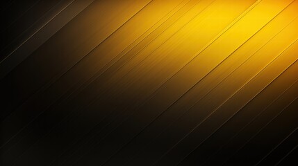 Poster - Abstract Black and Gold Background with Smooth Lines and Light Texture