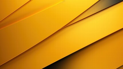 Poster - Abstract Yellow and Black Layers with Smooth Curves and Modern Design Elements for Creative Backgrounds and Digital Artwork