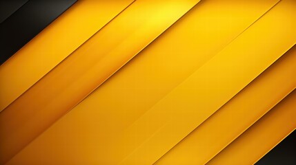 Poster - vibrant yellow and black abstract background with striking geometric shapes and angles for creative 