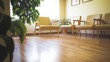 © yang - Empty retirement home common area with unoccupied chairs and quiet surroundings, reflecting solitude and the passage of time in aging communities.