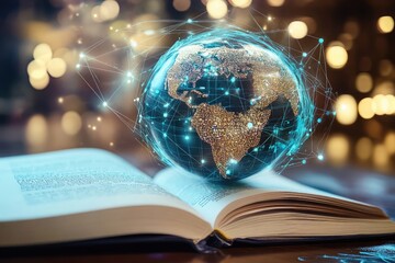 Poster - Online education interface with virtual tools for global knowledge sharing, webinars, and modern study methods