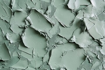Poster - Pastel green-gray concrete texture with a low-contrast finish, suitable for minimalist designs or text overlays