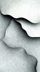 Poster - Textured Paper Layers Create a Minimalist Composition With Intriguing Torn Edges