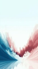 Poster - Soft Pastel Swirls Create a Tranquil Marbled Background in Soothing Hues of Blue and Pink