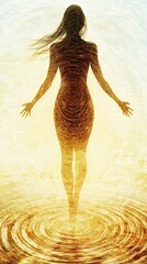 Poster - Exploring the Harmony of Science and Nonduality Through a Flowing Manifestation of Consciousness