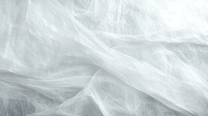 Poster - Soft White Texture Background Showcasing Delicate, Layered Paper Patterns for Artistic Projects