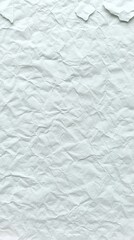 Poster - Crumpled White Paper Creating a Textured Backdrop for Creative Artistic Designs and Concepts