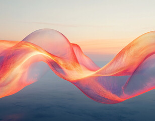 Wall Mural - Sunset Wave