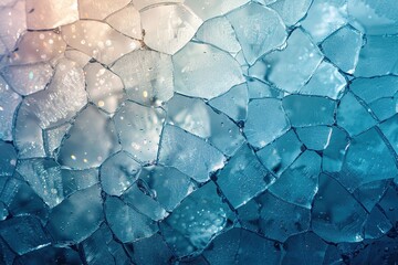 Winter-themed background with fragmented ice textures smooth gradients and light sparkle backdrop