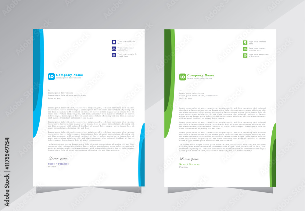 Letterhead design for project Professional letterhead template letter Letterhead design for project Professional letterhead template letter