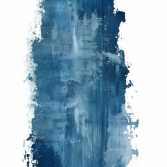 Poster - Abstract textured background featuring a vertical splash of navy blue paint with visible brushstrokes and splatters, conveying artistic expression and vibrant color