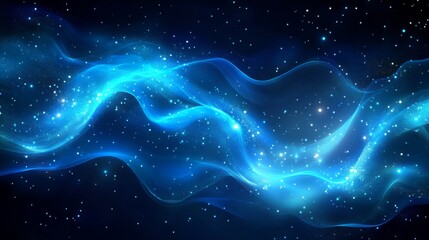 Wall Mural - Abstract Cosmic Wave