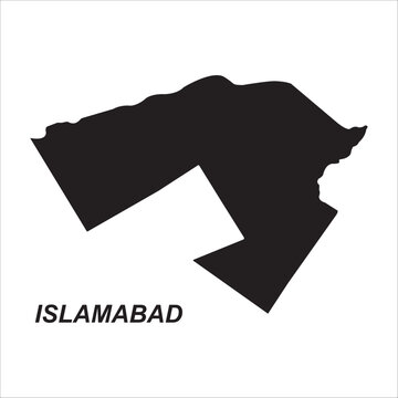 Map of Islamabad, Pakistan