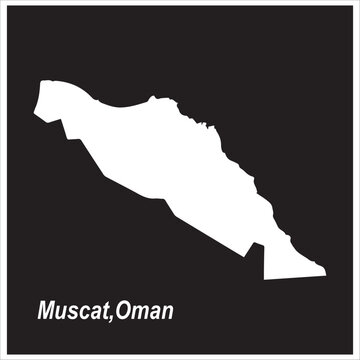 map of muscat, oman
