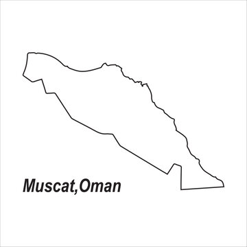 map of muscat, oman