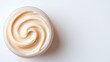 © ImagineWorld - Smooth and Glowing Skin Cream in Macro Shot on White Background for Beauty and Care
