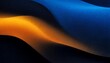 © Hello Ai - Grainy blue orange black background, abstract color gradient wave shape noise texture