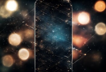 Poster - digital technology data online concept digital wallpaper.png communication business transfer