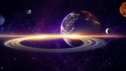 Wall Mural - a celestial orchestra where stars and planets play harmonious music, creating symphonies that resona
