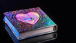 © FimCraft - vibrant love scrapbook with holographic heart design, glowing beautifully