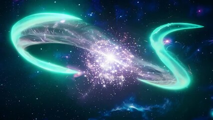 Wall Mural - a celestial dragon navigating through a galaxy of sparkling stars and nebulae
