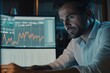 © Rayhanbp - Focused businessman analyzing market data.