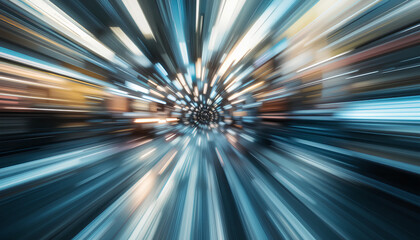 Poster - Speed of Light, Abstract Motion Blur Image background