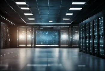Poster - server biometric control access secure climate room control