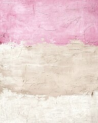 Poster - Minimalist pastel gradient background with soft pink to beige color transition and textured noise overlay showcasing a contemporary and clean visual style with a serene and tranquil atmosphere
