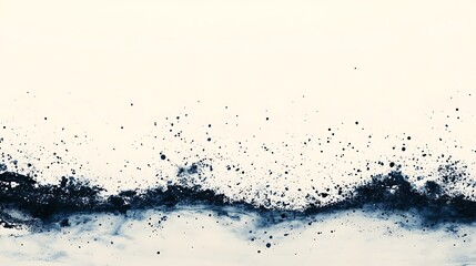 Poster - Dynamic Abstract Ink Paint Style with Clear Text Zone