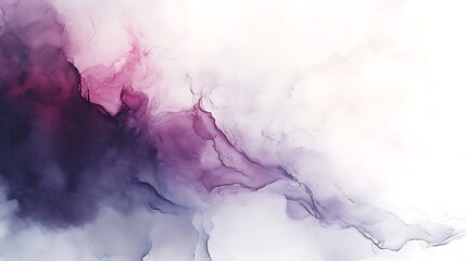 Poster - Graceful Ink Paint Creation with Open Space for Text