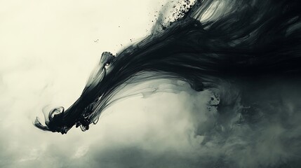 Poster - Polished Ink Paint Look with Ample Space for Text