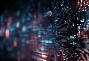Poster - tech cloud cyber software technology data science development security exchange digital data