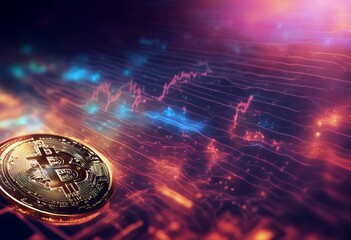 Poster - holographic hot market cold warmer zones heatmap cryptocurrency showing