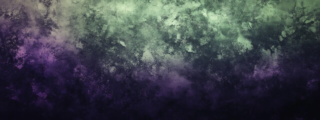 Poster - Abstract purple and green textured background.
